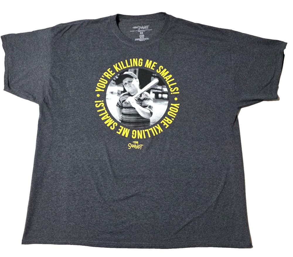 The Sandlot "You're Killing Me Smalls" T-Shirt Gray 3X Ham Porter Graphic Tee